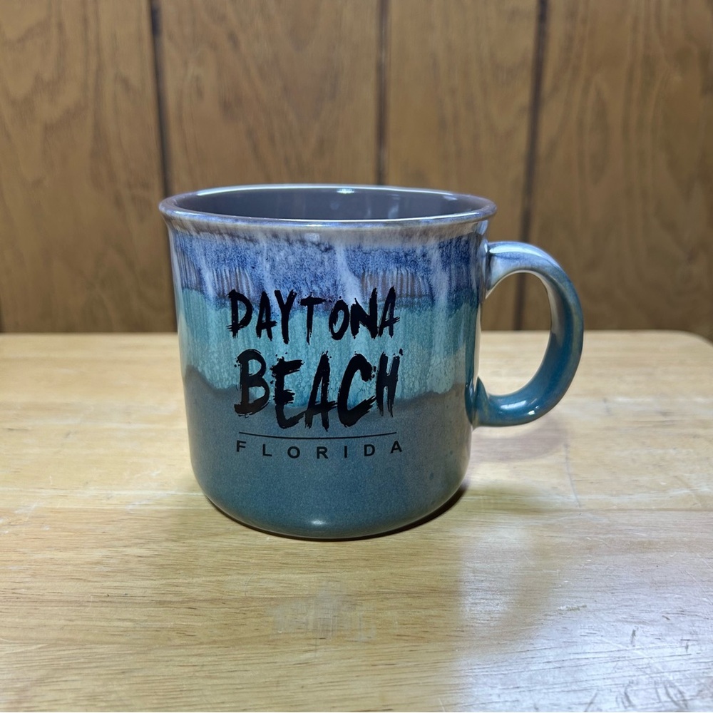 Daytona Beach Florida Coffee Mug Cup Glazed Ceramic Souvenir My Cafe 22oz